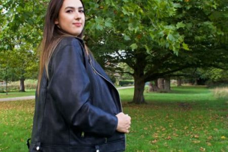 Oversized Statement Black Jacket | Bershka